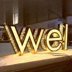 Premium Illuminated 3D Letters with Crystal Effect , Bespoke Shopfront Signage