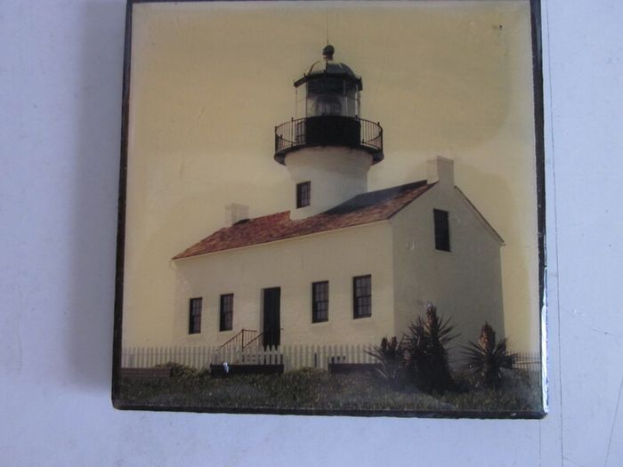 5 Coasters of Lighthouses by  David O. Mc Laughlin