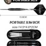 FREE P&P Steel Darts Set, Professional 23g Darts Tip with Non-Slip Stainless Steel Shaft, Poly Flights, PVC Shafts, Dart Sharpener, Rubber Rings, Flight Protecter, with Gift Box Image 2