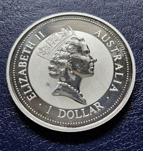 Australia 1998 Kookaburra 1 Oz Silver 1 Dollar