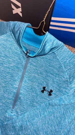 Armour Tech 1/4 Zip Medium Bright Day Blue
