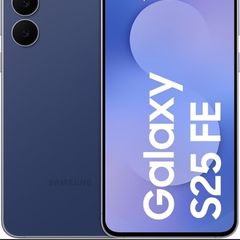 Samsung Galaxy S25 FE, AI Smartphone, Slim 7.4mm Frame, 6.7" FHD Display, 50MP Camera, Exynos 2400, 128 or 256GB Storage, 8GB Memory, 4900 mAh Battery, Navy, 3 Year Extended Warranty (UK Version)