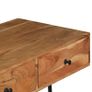 Wall Desk 90x40x170 cm Solid Acacia Wood Image 4