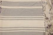NEW Classic white &amp; grey throw by Greengate