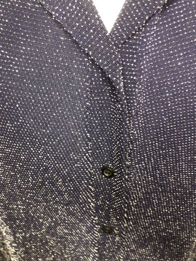 Boohoo navy sparkly blouse (size 26)