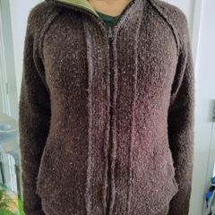 Fat Face wool blend jacket with full lambswool inner reversible unisex jacket full zip mens size small or ladies UK size 12 to 14 see last two photos for exact measurements in very good condition FREE STANDARD POSTAGE INCLUDED