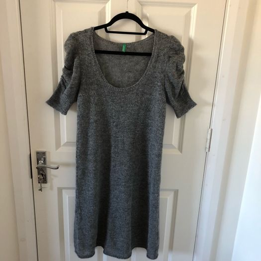Benetton sweater dress mohair blend