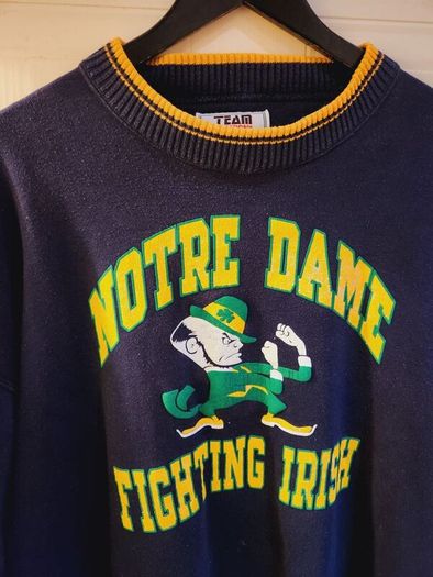 Vintage 80s/90s Rare Notre Dame college Sweatshirt Made in USA