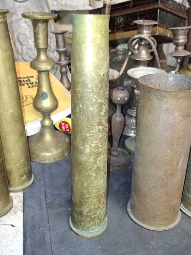 Old Brass Shells WW1 ETC. for sale Price is for the 1, Postage Available or Collection