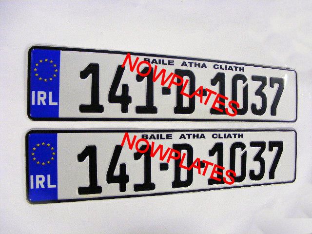 German Pressed Plates x 2  (1Pair)