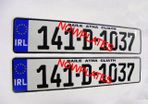 German Pressed Plates x 2  (1Pair)