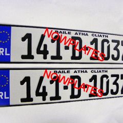 German Pressed Plates x 2  (1Pair)