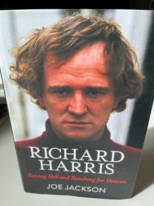 Richard Harris biography signed copy