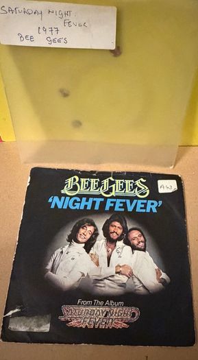 Bee Gees Night Fever 1978 UK 7inch Vinyl with Picture Sleeve