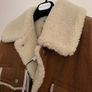 Marc Jacobs Tan Corduroy & Faux Sheepskin Jacket Image 4