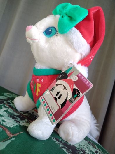 Shop Disney Marie Aristocats Christmas Festive Holiday Soft Toy Plush
