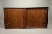 Scandinavian Mid-Century Wall Shelving Unit in Rosewood