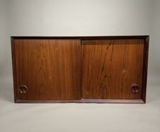 Scandinavian Mid-Century Wall Shelving Unit in Rosewood