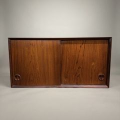 Scandinavian Mid-Century Wall Shelving Unit in Rosewood