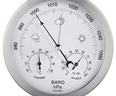 Stainless Steel Analog Barometer