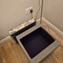 HandMade Large 2 Seater Sofa, Armchair and FootStool For Sale Image 4