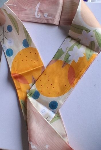 Leaves & Fruit Double Sided Multi Use Scarf