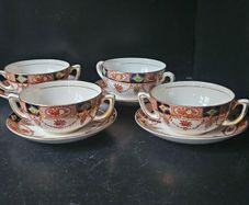 Arklow Pottery Alton 812 Soup Bowl with Saucer x 4
