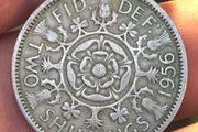 1956 Florin /Two Shillings Elizabeth II