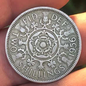 1956 Florin /Two Shillings Elizabeth II