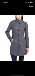 Benetton's fitted woolen coat