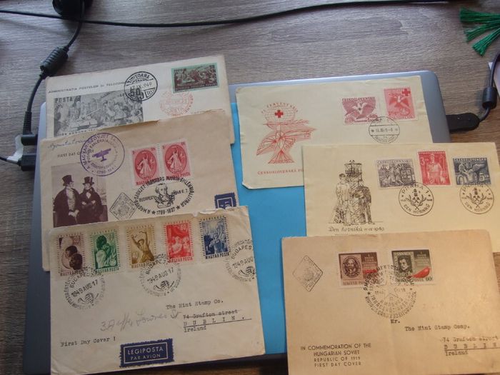 Eastern European Fdc Stamps.