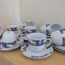 Germany porcelain(WINTERLING) tea set for 12 person, contains 24  pcs, including 12 tea cups and 12 saucers. Brand new, never used. Image 4