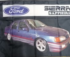 Ford Sierra Sapphire Blue flag.