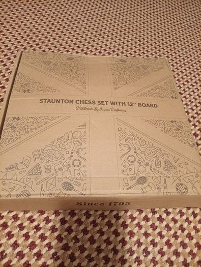 Chess set Jacques of London with bag and box