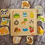 Goki Who Eats What? Wooden Matching Puzzle Image 4