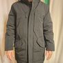 Primark Jacket Mens Medium Black Hooded Faux Fur Parka Winter Coat Warm Lined Image 5
