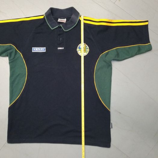 FREE POST Kerry (S) Vintage GAA Polo Shirt Jersey O'Neills Gaelic Football Hurling Ciarrai Camogie Munster Retro Small