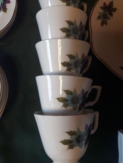vintage 21 piece teaset