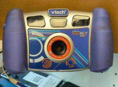 Vtech Kidzoom Plus Blue Kids Unisex 2mp Digital Camera 1.8" Display 2x Digital Zoom (used)
