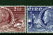 1948 Ireland 150th Anniversary of the Insurrection of 1798 (Wolfe Tone) Commemorative Stamps Mint Hinged