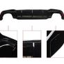 For BMW 5 Series G30 G31 2017-23 M-Sport Rear diffuser Gloss black Image 2