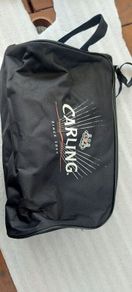 Carling black label,advertising shaving or hand gear kig bag,buyer collects or pays postage thank you, see pictures for condition, sold as is.
