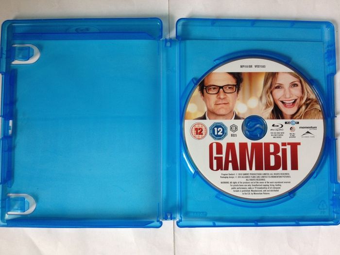Gambit [2012] Colin Firth, Alan Rickman & Cameron Diaz [Blu-ray Movie]