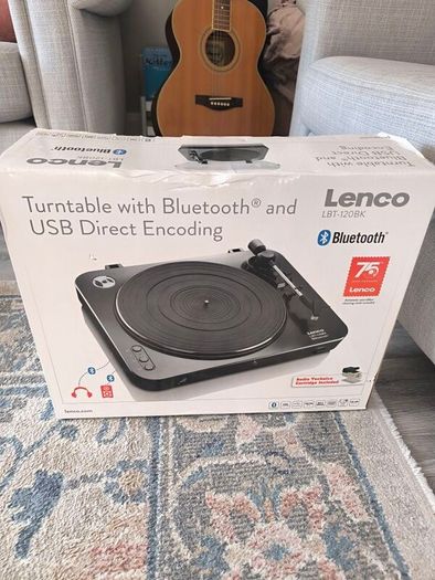 Lenco LBT-120 BK Bluetooth Vinyl Player