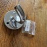 Large silver coloured hanging hook with screws and raw plugs Image 5