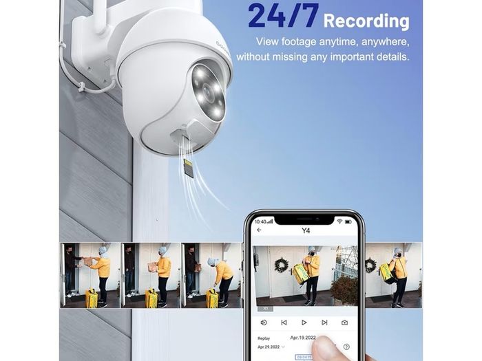 Security Camera - 2K Outdoor & Waterproof