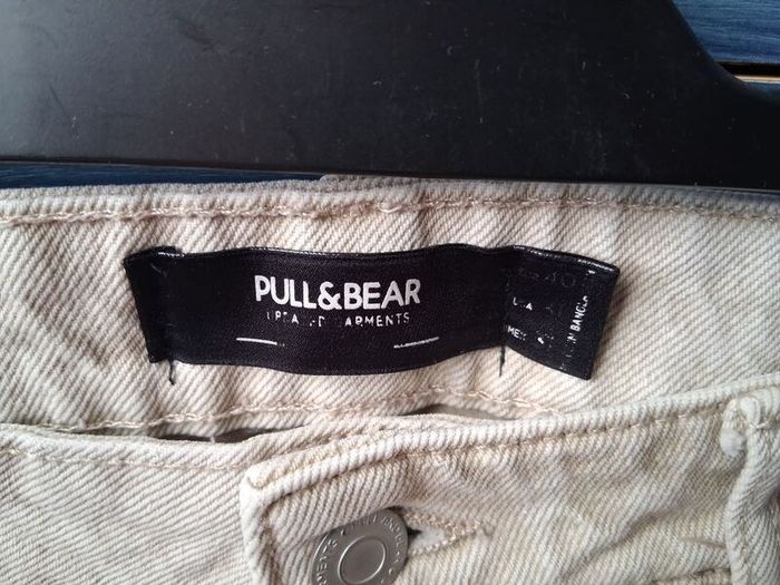mans denim pull and bear shorts size m