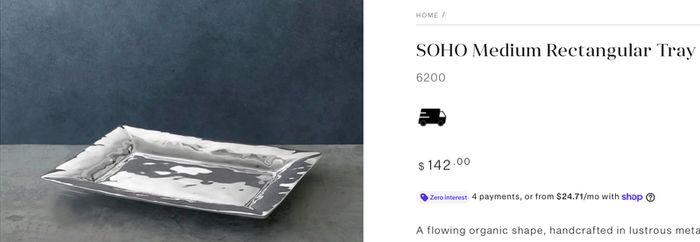 Beatriz Ball Soho Rectangular Serving Platter