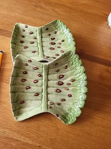Brand new set of 4 ceramic serving plates