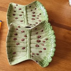 Brand new set of 4 ceramic serving plates